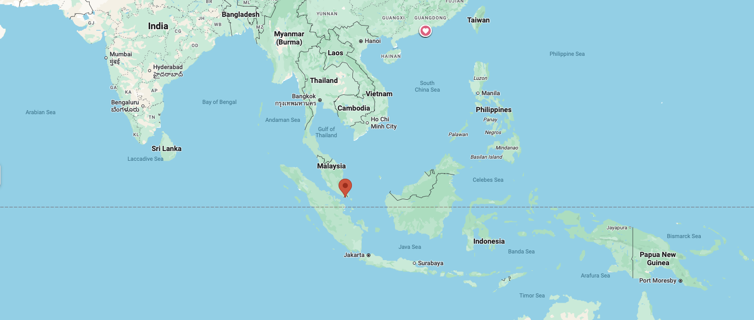 Singapore map